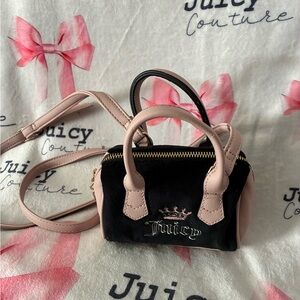 Juicy Couture Black and Pink little girls kids Bag